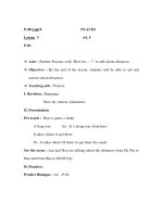 Giáo án Anh văn lớp 6 - P.48 Unit 8 - Lesson 3 P.82 PLACES A4, 5 potx