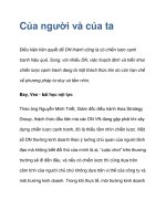 Của người và của ta -phần1 pot