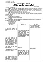 Tiet 117. Mua xuan nho nho