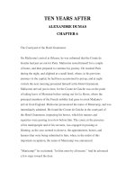 LUYỆN ĐỌC TIẾNG ANH QUA CÁC TÁC PHẨM VĂN HỌC –TEN YEARS AFTER ALEXANDRE DUMAS CHAPTER 6 potx