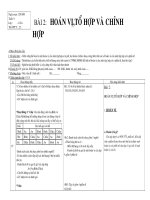 HOÁN VỊ,TỔ HỢP VÀ CHỈNH HỢP potx