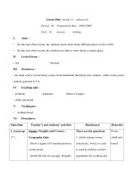 Giáo án Anh văn lớp 11 - Unit 10 - Period 84 potx