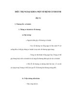 ĐIỀU TRỊ NGOẠI KHOA MỘT SỐ BỆNH CƠ HOÀNH (Kỳ 1) pot