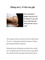 Những lưu ý về tiền sản giật pot