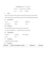 Giáo án Anh văn lớp 11 - Unit 1- Period 3 pdf