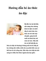Hướng dẫn bé ăn thức ăn đặc ppsx