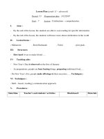 Giáo án Anh văn lớp 11 - Unit 7 - Period 53 pdf