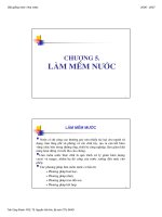 Cấp thoát nước - Chương 5 pdf