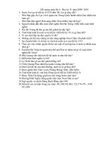 Đề cuơng ôn tập sử 6 học kỳ II năm học 2009-2010