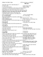 Đề tham khảo HKII 09-10 Địa 8