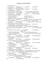 100 câu trắc nghiệm giao tiếp hàng ngày