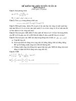 Đề KT và đáp án HSG Toán 9