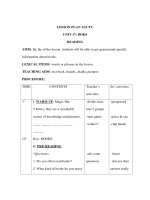 Giáo án anh văn lớp 12 - UNIT 17: BOKS - READING docx