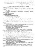 Báo cáo CM PGD tháng 10