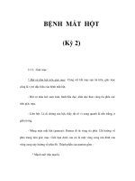 BỆNH MẮT HỘT (Kỳ 2) doc