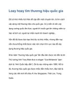 Phát triển thương hiệu quốc gia pptx