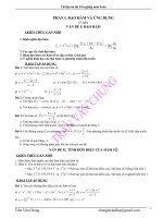 ON THI TỐT NGHIỆP MÔN TOÁN 12