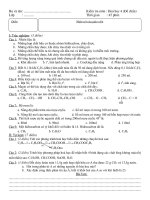 Đề+ĐA 1tiết Hóa 9-HK2-Lần 4.