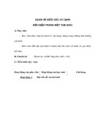 Hình học 11 - QUAN HỆ GIỮA GÓC VÀ CẠNH ĐỐI DIỆN TRONG MỘT TAM GIÁC ppsx