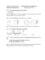 De kiem tra giua HKII Toan 5