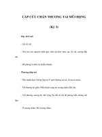 CẤP CỨU CHẤN THƯƠNG TAI MŨI HỌNG (Kỳ 3) doc