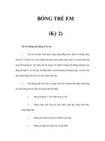 BỎNG TRẺ EM (Kỳ 2) ppt