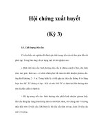 Hội chứng xuất huyết (Kỳ 3) pot