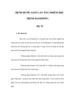 BỆNH BƯỚU GIÁP LAN TOẢ NHIỄM ĐỘC (BỆNH BASEDOW) (Kỳ 5) ppsx