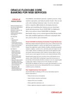 ORACLE FLEXCUBE CORE BANKING FOR WEB SERVICES pptx
