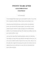 LUYỆN ĐỌC TIẾNG ANH QUA CÁC TÁC PHẨM VĂN HỌC –TWENTY YEARS AFTER ALEXANDRE DUMAS CHAPTER 65 ppt