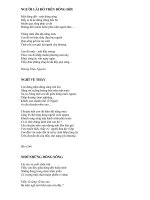 Chùm thơ hay về nhà giáo