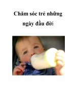 Chăm sóc trẻ những ngày đầu đời pdf