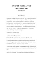 LUYỆN ĐỌC TIẾNG ANH QUA CÁC TÁC PHẨM VĂN HỌC –TWENTY YEARS AFTER ALEXANDRE DUMAS CHAPTER 50 potx