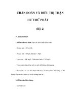 CHẨN ĐOÁN VÀ ĐIỀU TRỊ THẬN HƯ THỨ PHÁT (Kỳ 2) pot