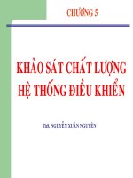 Chương 5: Khảo sát chất lượng hệ thống điều khiển doc