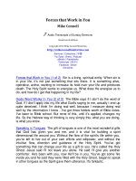 Forces that  work in you