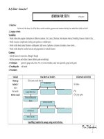 KT 1 tiết số 2 + sửa bài