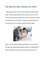 Tạo lập tính kiên cường cho nhóm ppsx