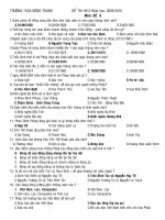 Đề tham khảo HKII 09-10 Sử 8
