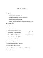 Hình học 11 - KIỂM TRA CHƯƠNG I pot