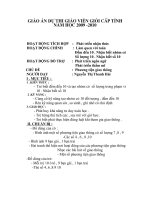 Giáo án toán số 10