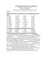 HSG CAP TRUONG- lop 10(2010)