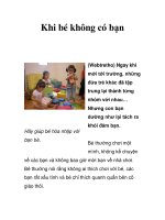 Khi bé không có bạn pdf