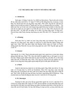 cac nha khoa hoc tuoi ty