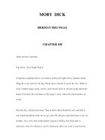 LUYỆN ĐỌC TIẾNG ANH QUA CÁC TÁC PHẨM VĂN HỌC –MOBY DICK HERMAN MELVILLE CHAPTER 108 doc