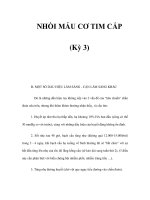 NHỒI MÁU CƠ TIM CẤP (Kỳ 3) ppsx