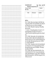 Đề KT đội tuyển HSG số 01