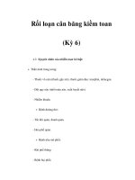 Rối loạn cân băng kiềm toan (Kỳ 6) pps