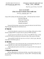 BC sơ kết Công tác Đội 09-10