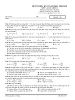 Đề tham khảo Lý_11 HK_II số 6